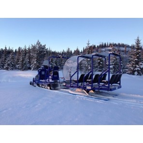 Towing-sled Transalp / BUS 6+3 PLACES (9 seats with safety belts and 3 roll-over guards)