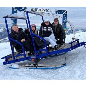 Windshield w/hard-top kit for Trans-alp BUS 6 PLACES