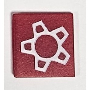 Symbol Bryter, fres PÅ/AV (rød)