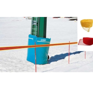 Sperrebånd Gul/Rød, 50 meter X 15cm Rull