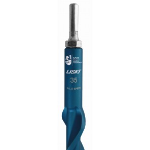 Bor Ø35, Blå Alu Eco, 10mm Feste