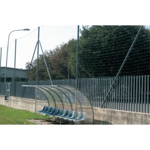 Sikringsnett grønn, 45x45mm Ø3mm tråd