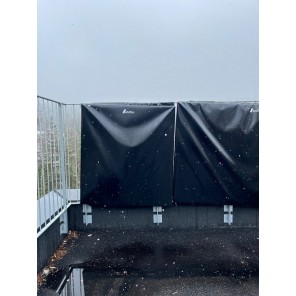 Spesialpolstring for sikring av uteområder