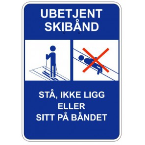 Skilt, rektangulært 