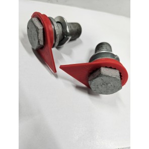 Markeringsbrikke 19mm Rød (pakke a 25stk)